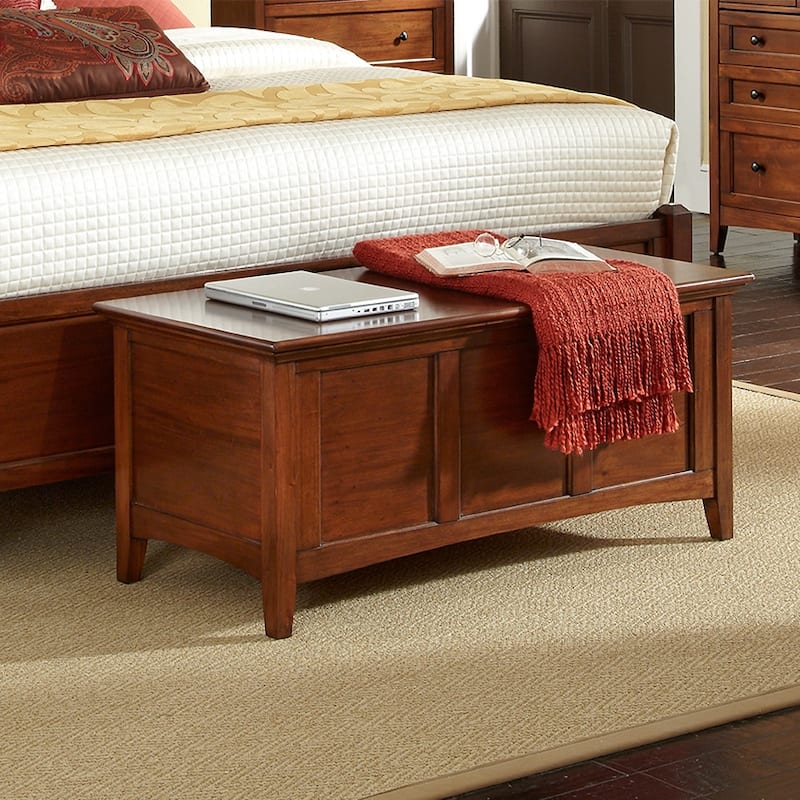 Simply Solid Aiden Solid Wood Cedar Lined Storage Trunk