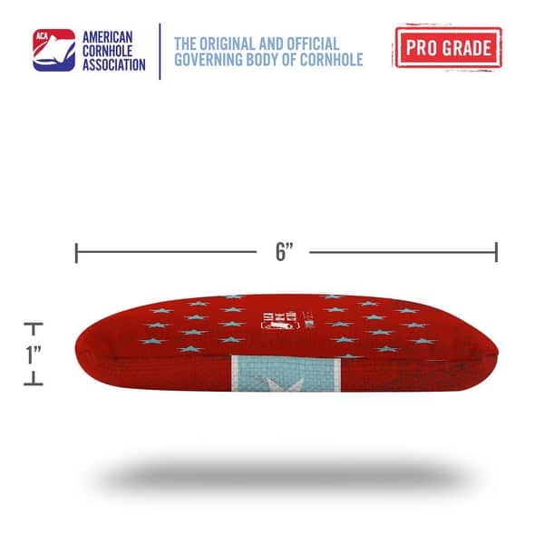 American Moto Red Dual Sided Cornhole Bags