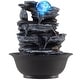 preview thumbnail 11 of 63, Costway Tabletop Water Fountain with Rolling Crystal Ball,