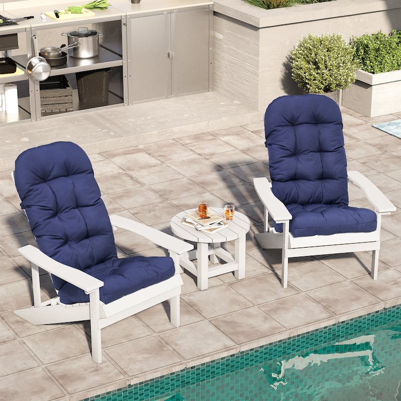 Adirondack Style Patio Outdoor Chair Cushion for Adirondack Chair or Lounge Rocking Chair - See picture