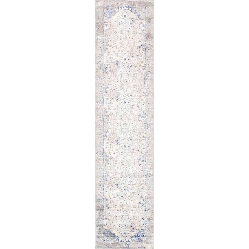 Pasargad Home Turkish Efes Design Oriental L. Grey Area Rug - 2' 4" X 6' - L. Grey