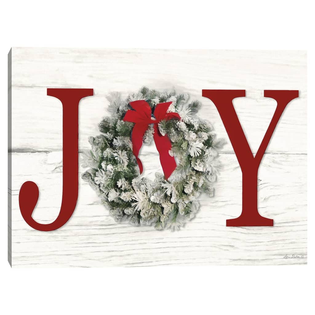 Christmas Joy by Lori Deiter Canvas Art Print