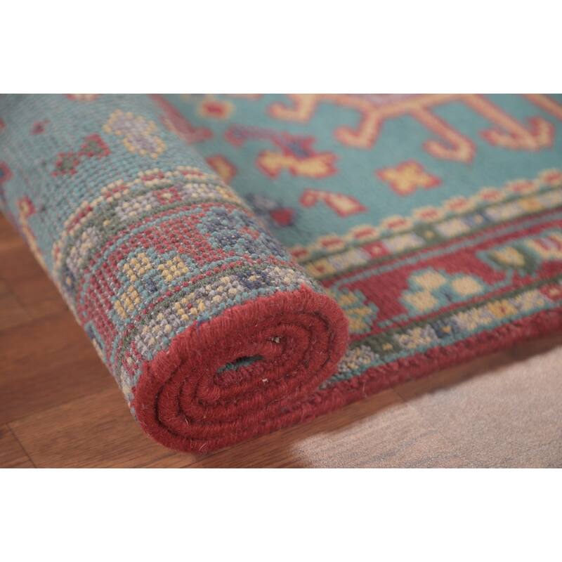Traditional Kazak Oriental Accent Rug Handmade Wool Carpet - 3'0"x 5'0"