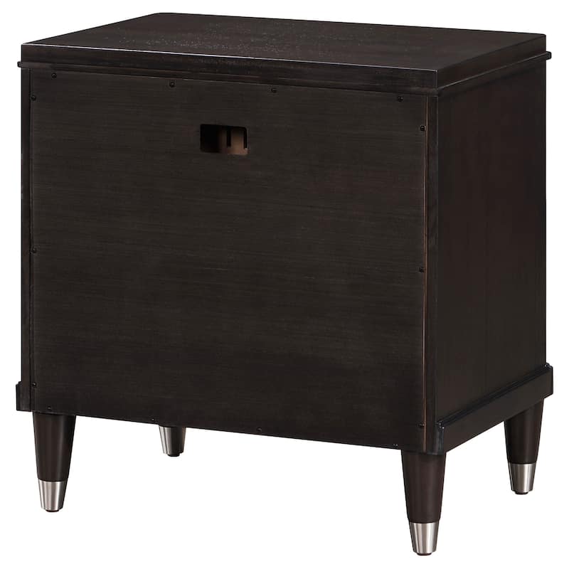 Niguel Brown 2-Drawer Nightstand