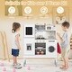 preview thumbnail 8 of 28, Gymax Kids Pretend Kitchen Play Set Toddler Toy Wooden Chef Height