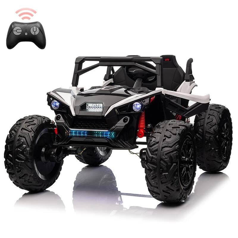 24V 10Ah 2 Seaters Ride on UTV with Remote Control - White