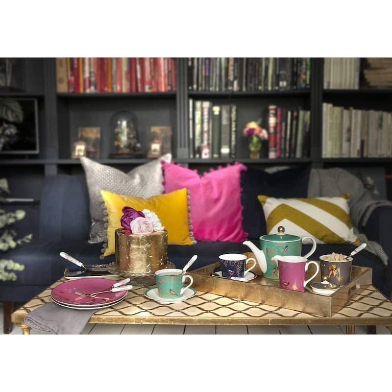 Portmeirion Sara Miller London Chelsea Collection 2 Pint Teapot - 2 Pint