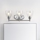 preview thumbnail 14 of 82, Magnolia Metal/Glass LED Vanity, by JONATHAN Y