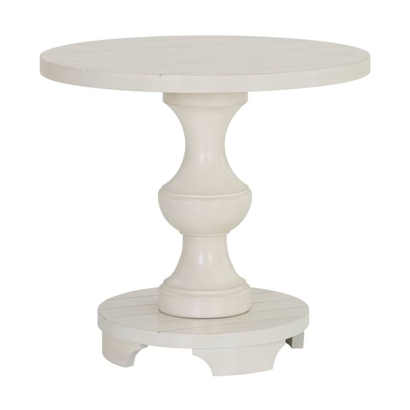 26-Inch Diameter Traditional Round Pedestal End Table