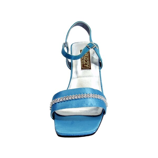 wide width bling sandals
