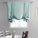 preview thumbnail 2 of 53, Exclusive Fabrics Faux Silk Taffeta Tie-Up Window Shade (1 Panel)