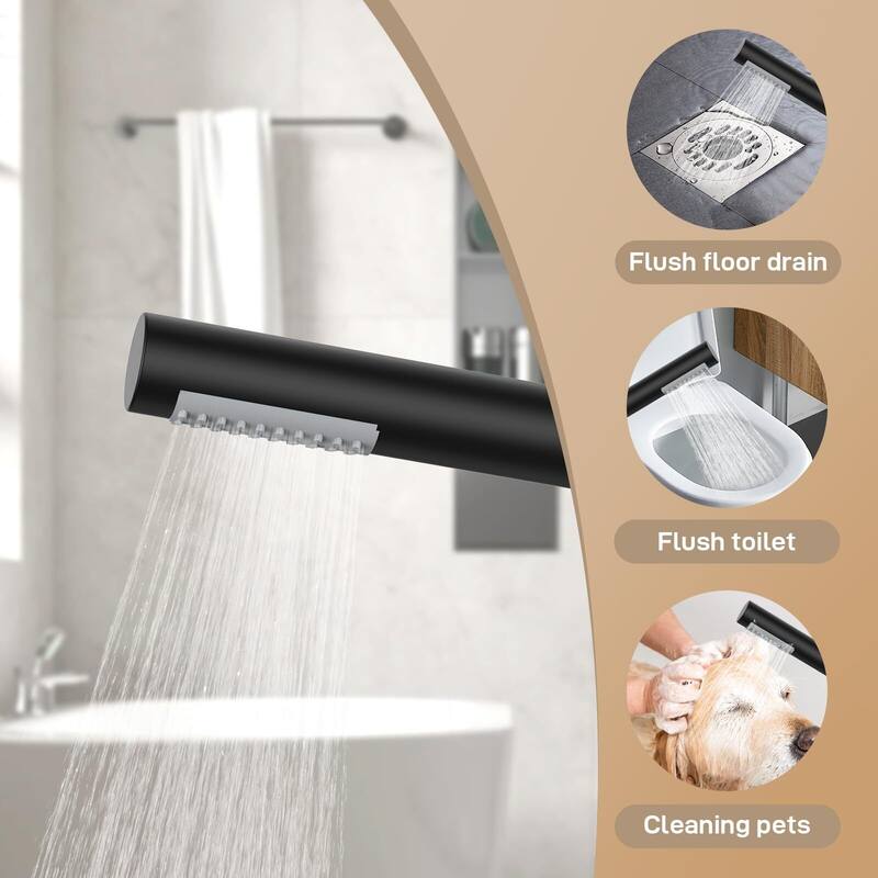Freestanding Bathtub Faucet, Floor-Mount Tub Filler Chrome