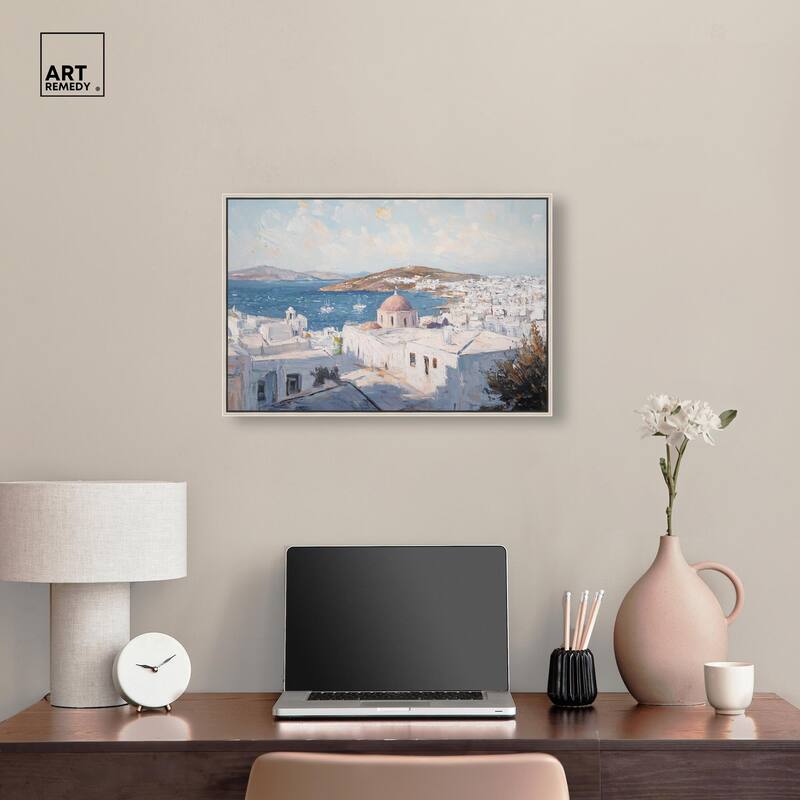 Early Morning Greece Canvas by Art Remedy