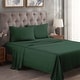 preview thumbnail 8 of 102, Superior Egyptian Cotton 300 Thread Count Solid Bed Sheet Set California King - Hunter Green
