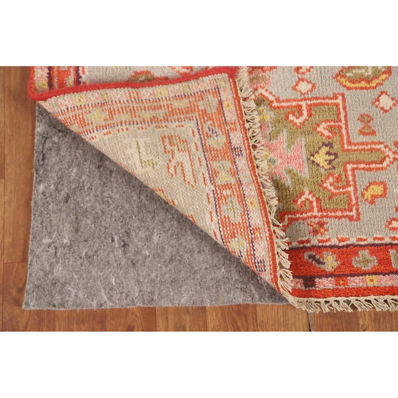 Heriz Serapi Oriental Runner Rug Handmade Geometric Wool Carpet - 2'8" x 7'11"
