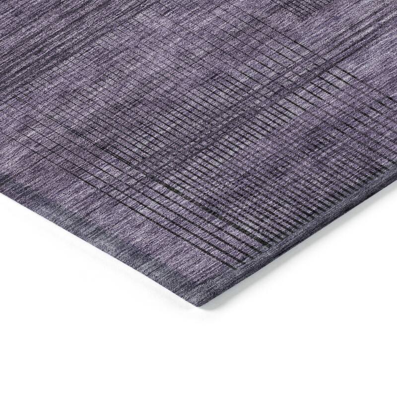 HomeRoots Striped Transitional Rectangle Outdoor Rug