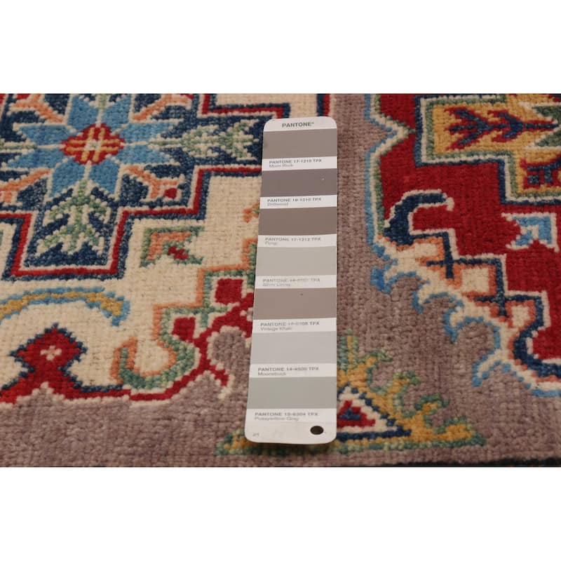 ECARPETGALLERY Hand-knotted Uzbek Ghazni Taupe Wool Rug - 3'3 x 4'9