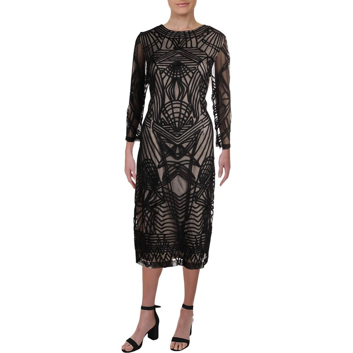 js collections soutache sheath dress
