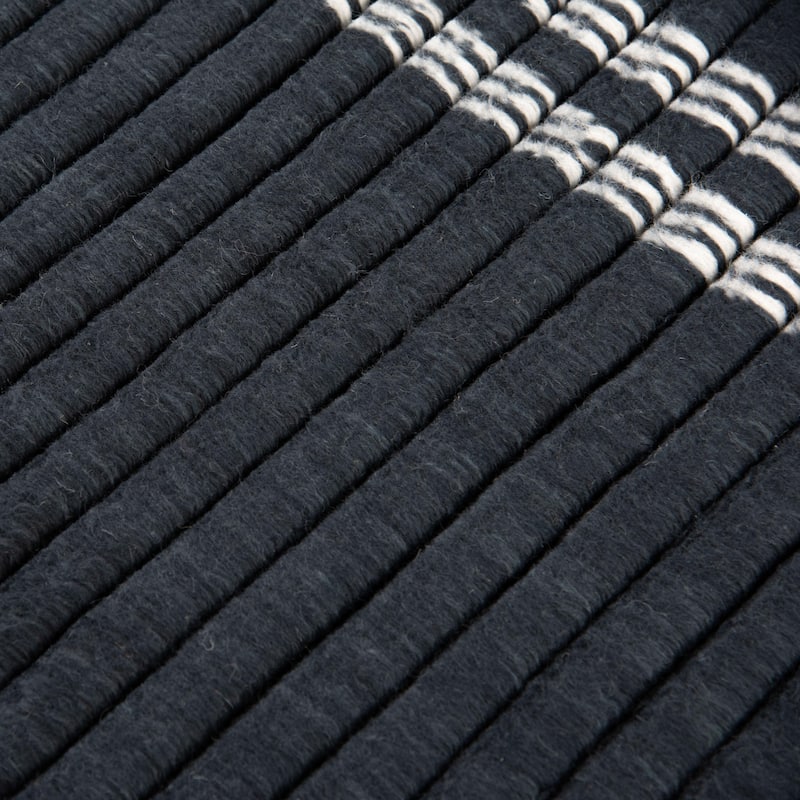 Alora Decor Klaus Stripe Wool Area Rug