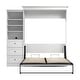 preview thumbnail 34 of 40, Versatile Queen Murphy Bed and Closet Organizer (92W) by Bestar