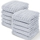 preview thumbnail 58 of 134, Baby Washcloths Muslin Cotton, Large 10"x10" by Comfy Cubs Pack of 10 - Slate