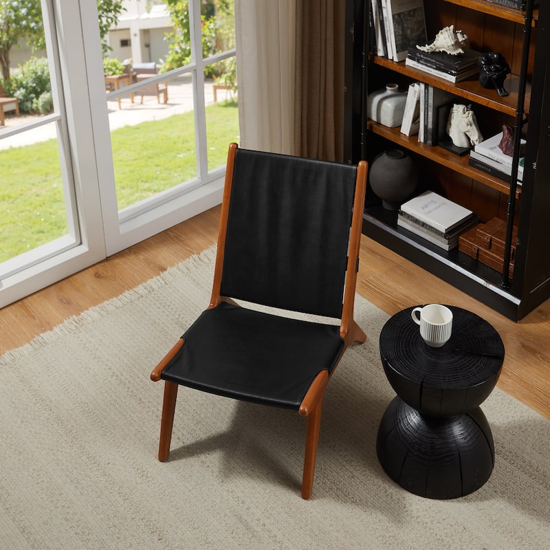 Art Leon Leather Lounge Chair