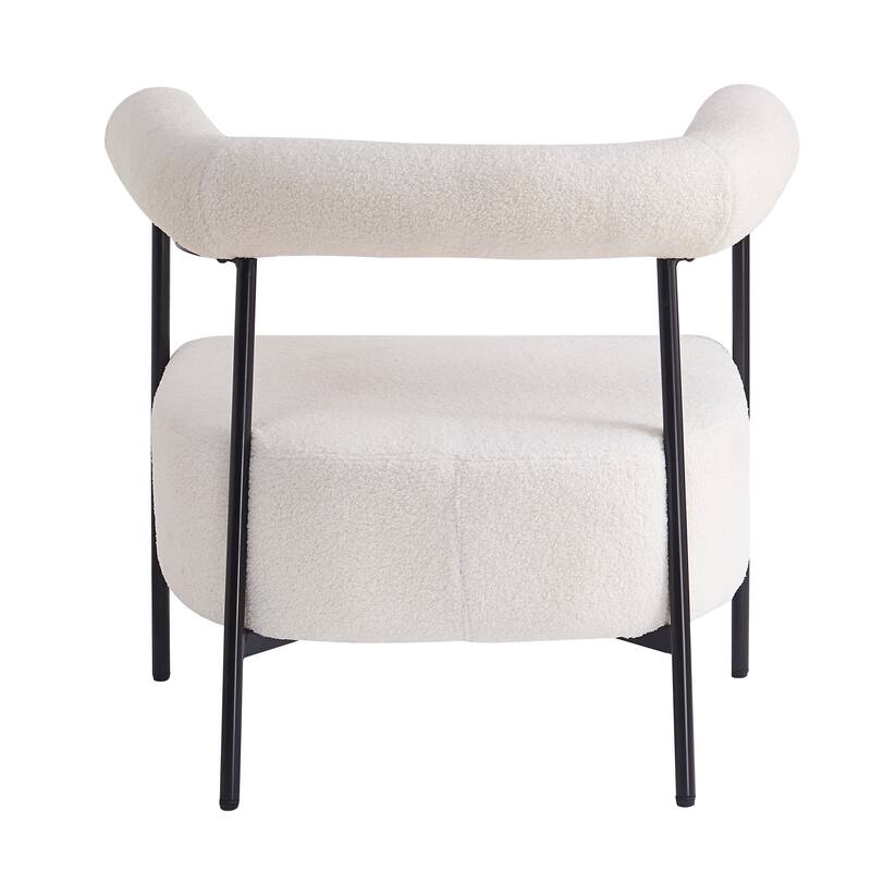Modern Velvet Upholstered Dining Chair with Armrests, Cushions, Metal Legs for Dining Room Kitchen Bedroom Living Room