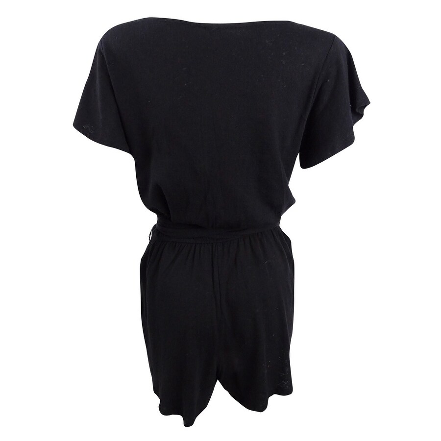 free people black romper