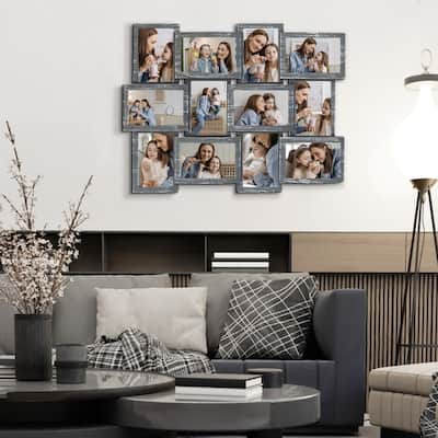 HELLO LAURA HELLO LAURA 12 Opening PVC 23" x 18" Wall Hanging Photo Frame