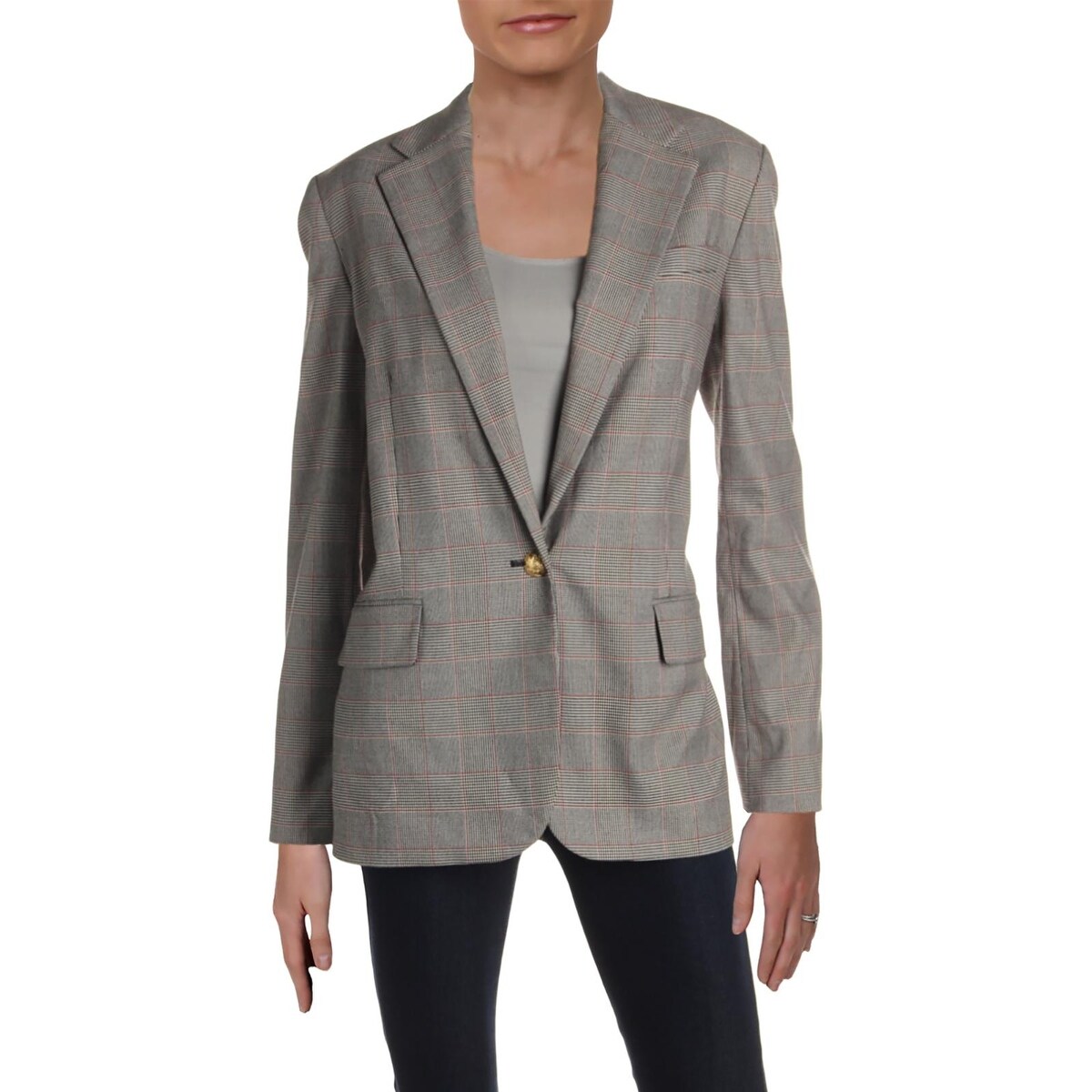 ralph lauren stretch velvet blazer