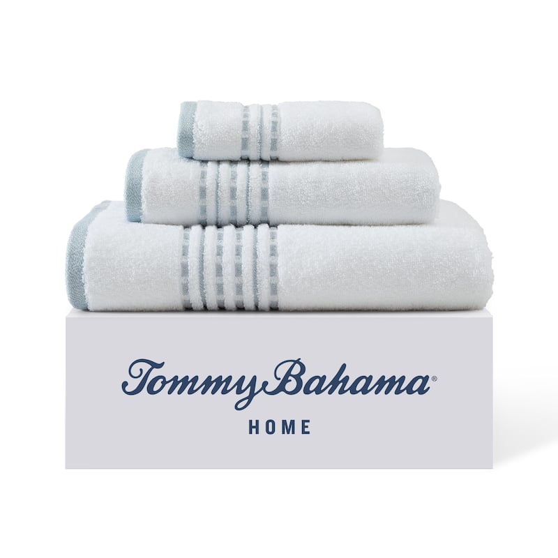 Tommy Bahama Cliff Side Cotton 3 Piece Towel Set - 3 Piece