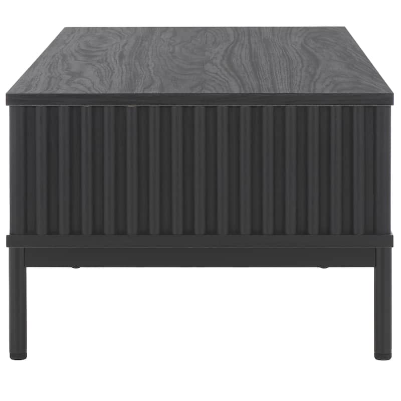 SAFAVIEH Lylia 2-Door Storage Coffee Table - 43.7 in. W x 21.5 in. D x 15.4 in. H
