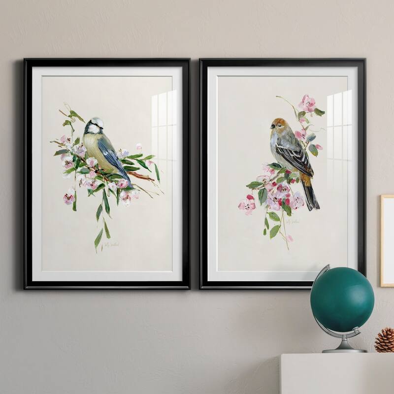 Spring Song Blue Bird Premium Framed Print - Ready to Hang