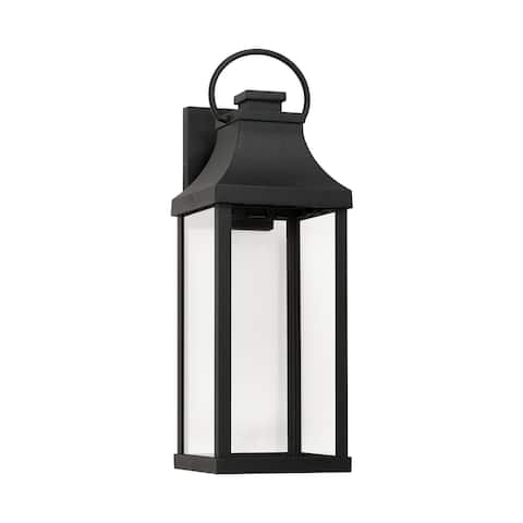 Bradford Outdoor 1-light Medium LED Wall Lantern w/ Clear Glass