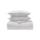 preview thumbnail 4 of 3, Vera Wang Abstract Crinkle White Duvet Cover Set