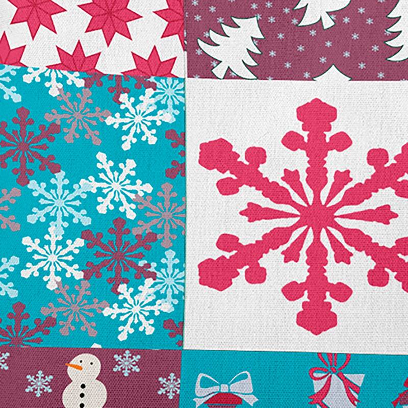 Quilted Christmas Accent Pillow