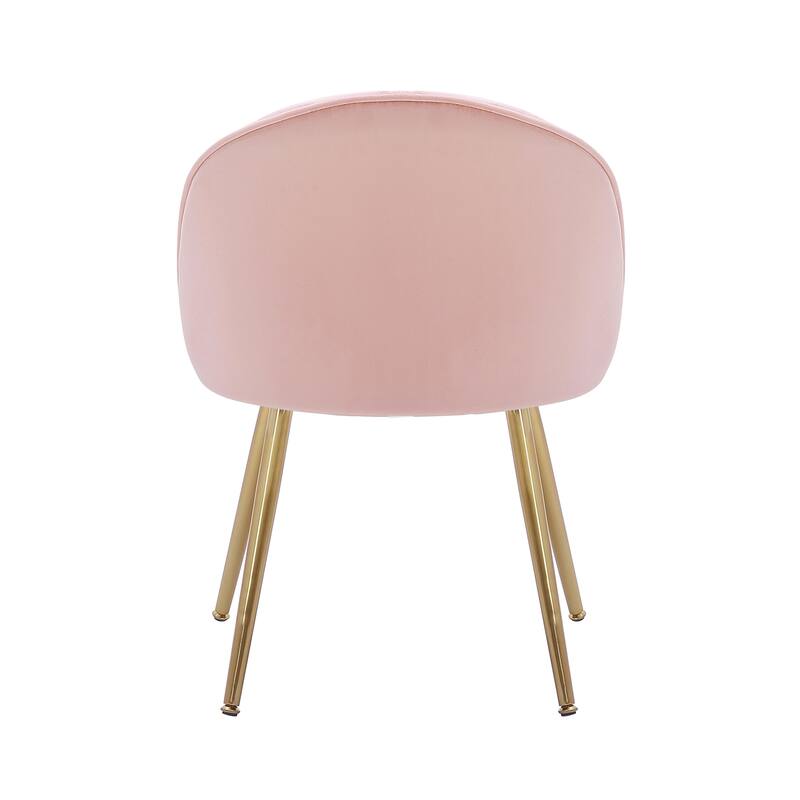 Porthos Home Daija Velvet Dining Chairs with Gold Legs