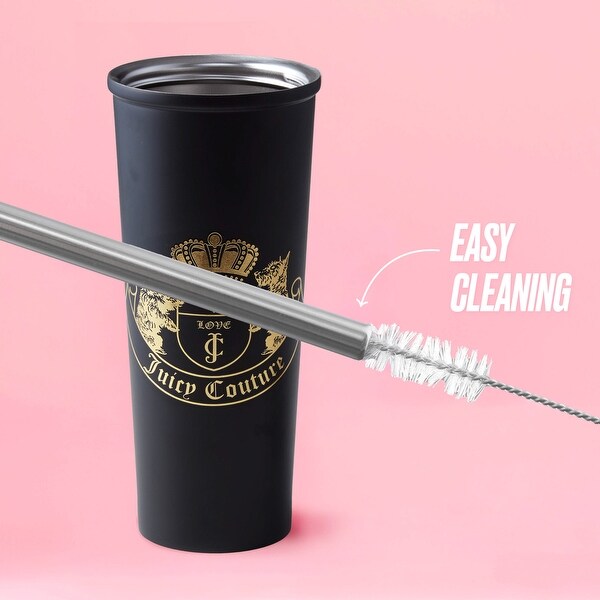 Juicy Couture Hydration Stainless Steel Couture Cup 6-Piece Set