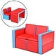 preview thumbnail 2 of 9, Gymax Multi-functional Kids Sofa Table Chair Set Couch Storage Box
