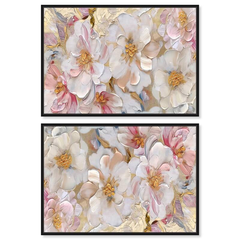 Burnished Memory Canvas by Art Remedy - 24" x 36" - Gold