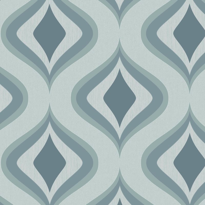 Transform Trippy Duck Egg Peel & Stick Wallpaper