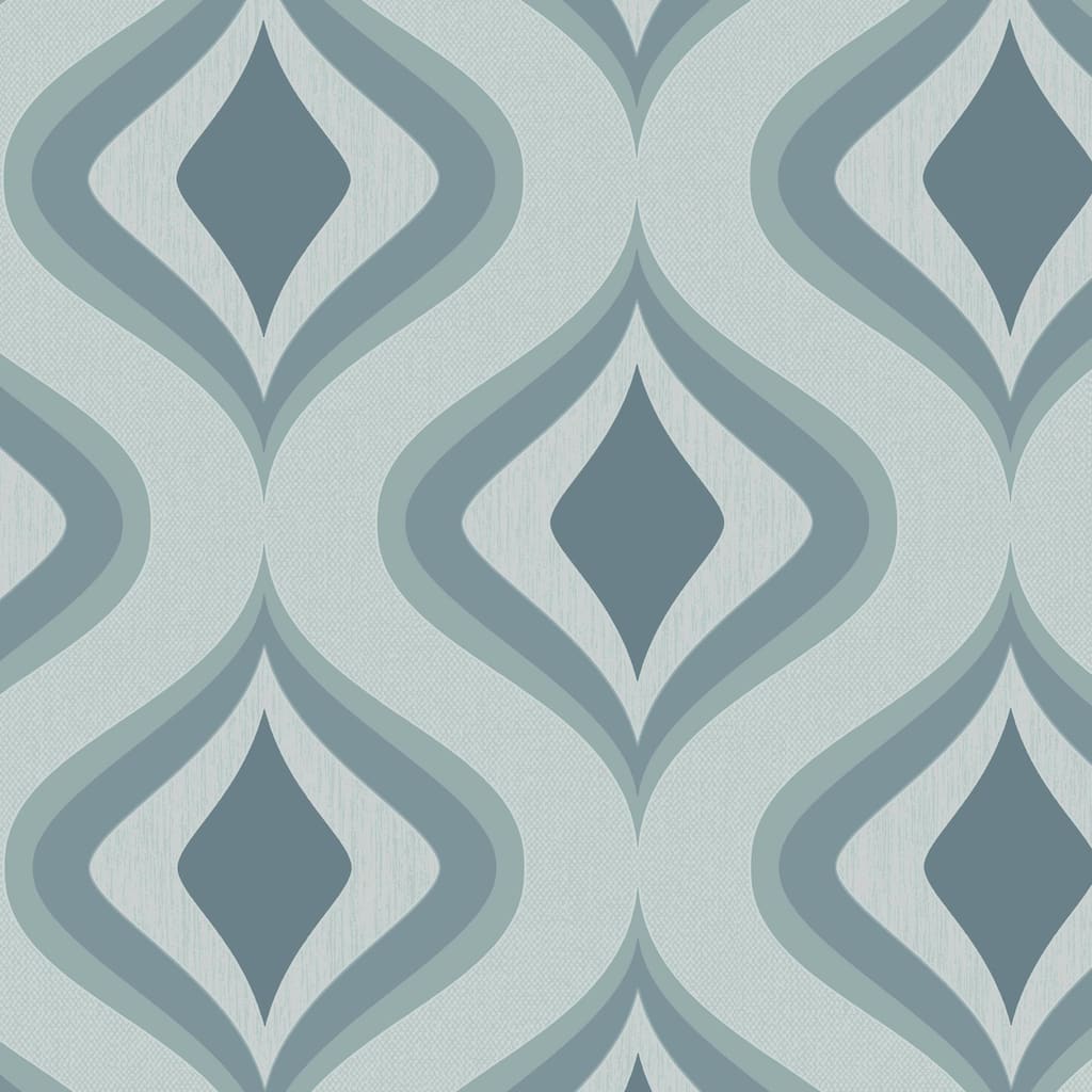 Transform Trippy Duck Egg Peel & Stick Wallpaper