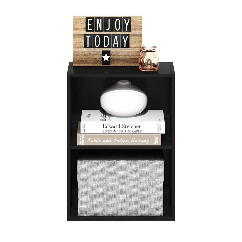 Furinno Luder 2-Tier Open Shelf Bookcase