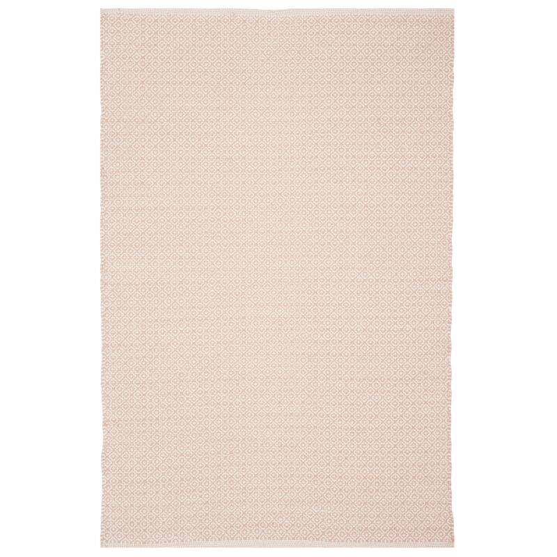 SAFAVIEH Montauk Bonita Handmade Cotton Area Rug - 4' x 6' - Ivory/Beige