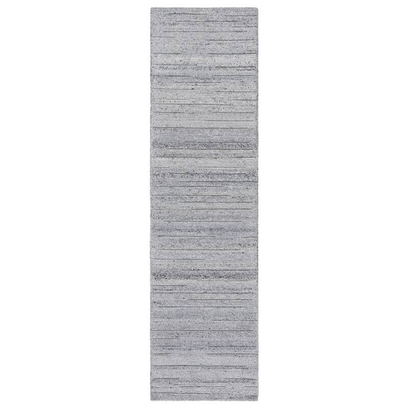 SAFAVIEH Handmade Natura Folkeline Transitional Wool Rug - Grey - 2'3" x 8' Runner