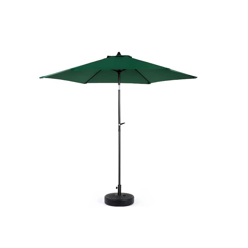 9FT Outdoor Patio Umbrella Outdoor Table Umbrella with Push Button Tilt and Crank (Base Not Included)