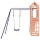 preview thumbnail 13 of 15, vidaXL Swing Set Outdoor Backyard Wooden Playground Equipment for Kids Age 3-8