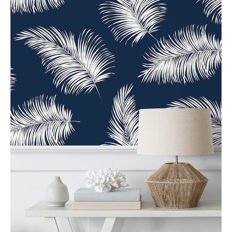 Luxe Haven Tossed Palm Peel and Stick Wallpaper