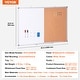 preview thumbnail 64 of 67, White/Enclosed/Large Cork Board Monthly Calendar Whiteboard & Cork Board Combo