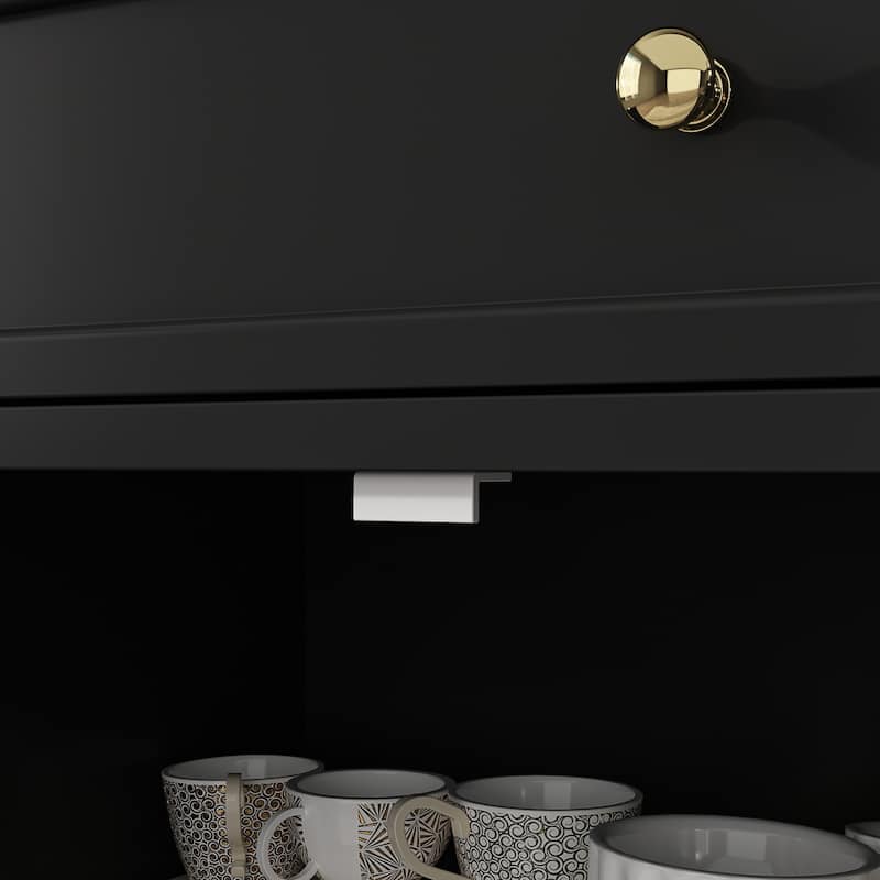 Combo Dresser Chest Storage Cabinet Buffet Sideboard White/Black/Grey
